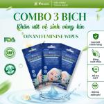 Combo of 3 Packs – Oinani Feminine Wipes (30 sheets per pack)